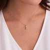 Providence 3 Citrine Pendant and Stud Earrings Set in 14k Gold (November)