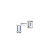 The Vault: Providence Aquamarine Stud Earrings, White Gold