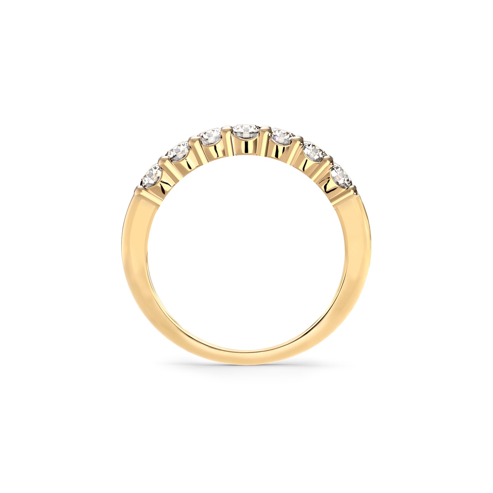 Rosecliff Luxe White Topaz Stackable Ring in 14k Gold (April)