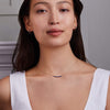 Rosecliff Bar Necklace in 14k Gold
