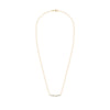 Rosecliff Diamond & Alexandrite Bar Adelaide Mini Necklace in 14k Gold (June)