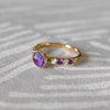 Rosecliff Grand Amethyst Ring in 14k Gold (February)