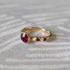 Rosecliff Grand Ruby Ring in 14k Gold (July)