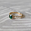 Rosecliff Grand Emerald Ring in 14k Gold (May)