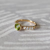 Rosecliff Grand Peridot Ring in 14k Gold (August)