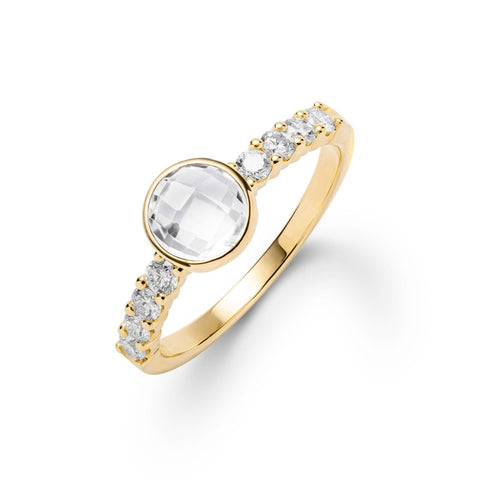 Rosecliff Grand Ring in 14k Gold