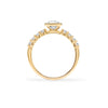 Personalized Rosecliff Grand Ring in 14k Gold