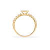 Rosecliff Letter Diamond Ring in 14k Gold (April)
