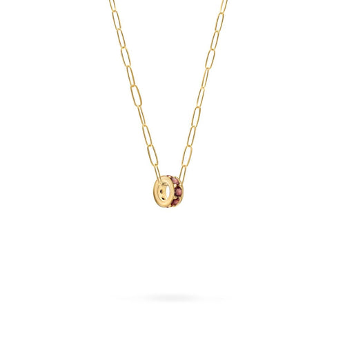 Rosecliff Garnet Bead in 14k Gold (January)