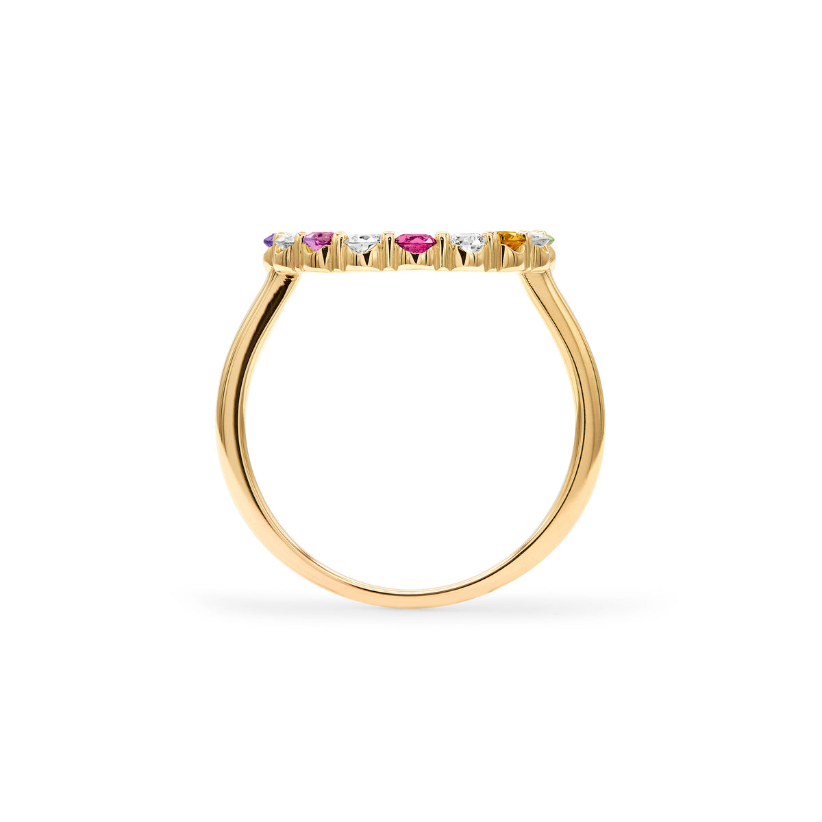 Terra Rosecliff Stackable Ring in 14k Gold - 14k Yellow Gold / 4.5