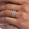 Rosecliff Aquamarine Stackable Ring in 14k Gold (March)