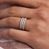 Rosecliff White Topaz Stackable Ring in 14k Gold (April)