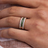 Rosecliff Emerald Stackable Ring in 14k Gold (May)