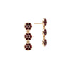 Rosecliff Garnet Drop Earrings in 14k Gold (January)