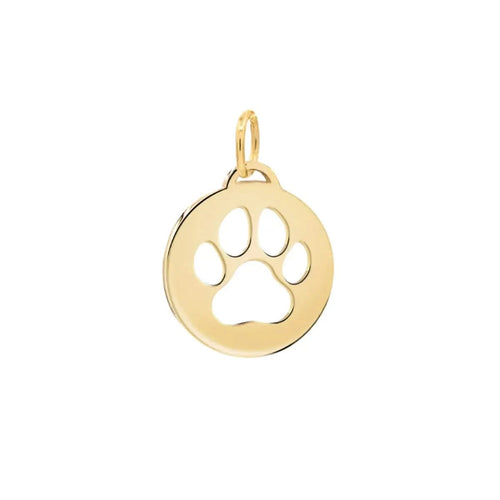 Paw Pendant in 14k Gold