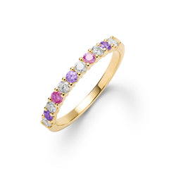 De-Lovely Rosecliff Stackable Ring in 14k Gold