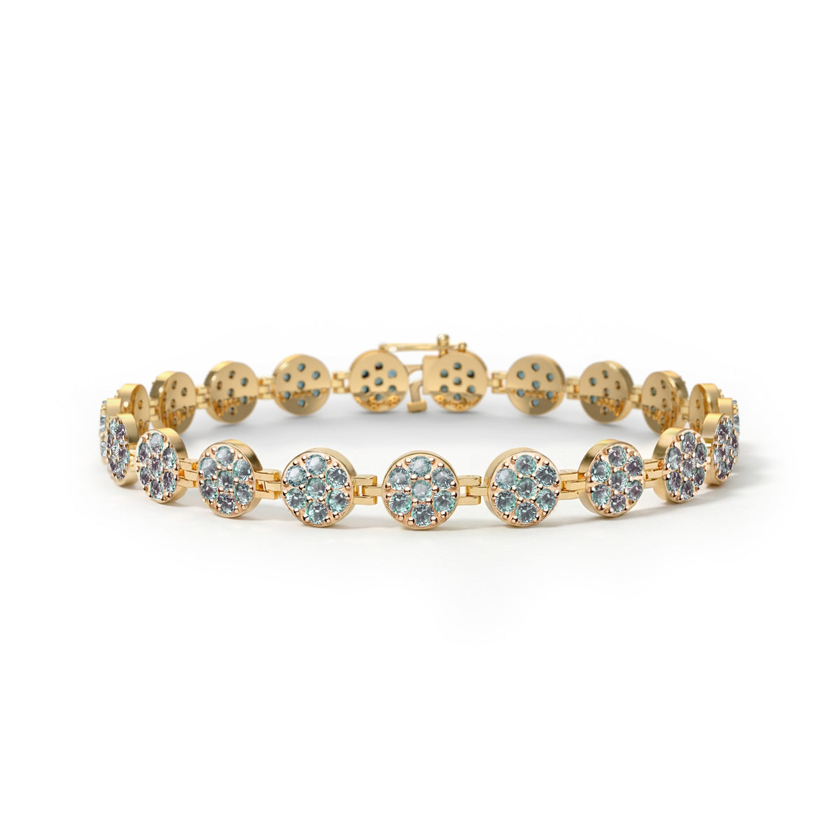 Rosecliff Tennis Alexandrite Bracelet in 14k Gold (June)