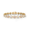 Rosecliff Tennis Diamond & Opal Bracelet in 14k Gold (October)