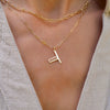 Essex Letter T Pendant in 14k Gold