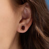 Warren Garnet Stud Earrings in 14k Gold (January)