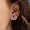 Warren Alexandrite Stud Earrings in 14k Gold (June)