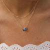 Warren Alexandrite Necklace on Adelaide Mini Chain in 14k Gold (June)