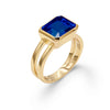 Warren Horizontal Sapphire Ring in 14k Gold (September)