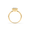 Personalized Warren Vertical Birthstone Ring in 14k Gold