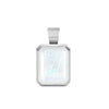The Vault: Warren Rainbow Moonstone Pendant, White Gold