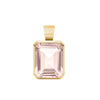 Warren Blush Sapphire Pendant in 14k Gold (October)