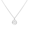 Evil Eye Pendant with Classic Chain in 14k Gold