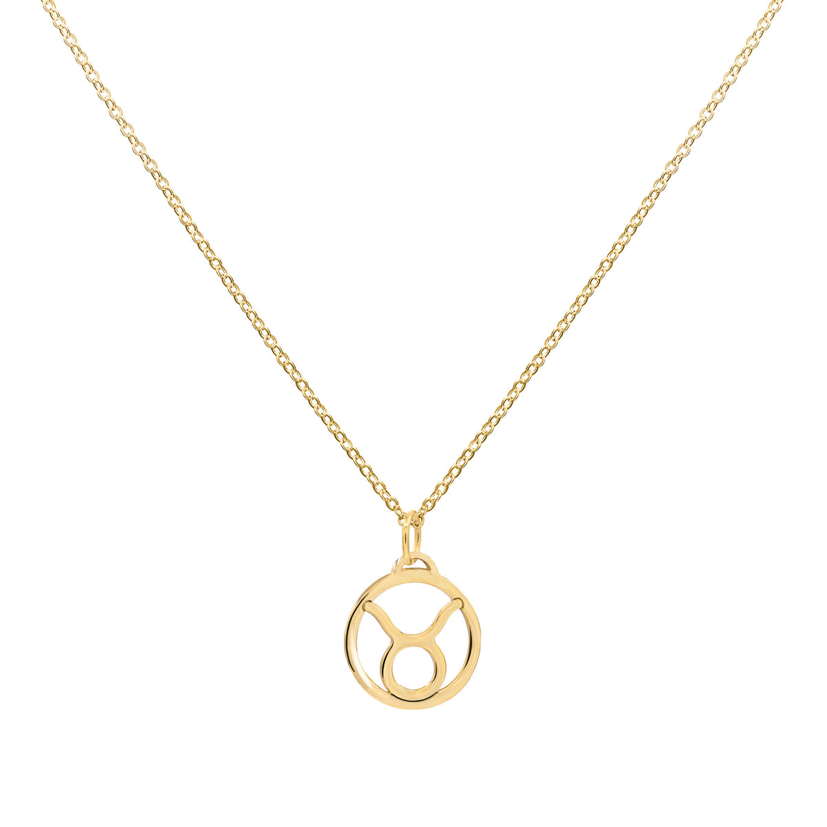 Gold Taurus Star Sign Personalised Necklace | Engravers Guild