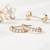 Rosecliff Diamond Earrings in 14k Gold (April)