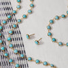 Newport Grand Turquoise Necklace in 14k Gold (December)