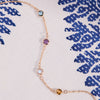 Petite 4 Birthstone Necklace in 14k Gold