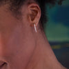 Rosecliff Birthstone Hoop Earrings in 14k Gold
