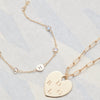 Personalized 1 Letter & 4 Petite Moonstone Bracelet in 14k Gold (June)