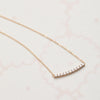 Personalized Rosecliff Bar Necklace in 14k Gold