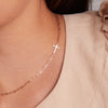 Cross Adelaide Mini Necklace in 14k Gold
