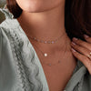 Newport Birthstone Necklace in 14k Gold