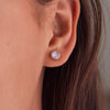 Grand Birthstone Stud Earrings in 14k Gold