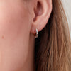 Rosecliff Diamond & Nantucket Blue Topaz Earrings in 14k Gold (December)