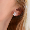 Greenwich Flower Opal & Diamond Earrings