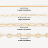Personalized Warren Birthstone Pendant with Diamond Bale in 14k Gold