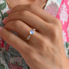 Rosecliff Grand Moonstone Ring in 14k Gold (June)
