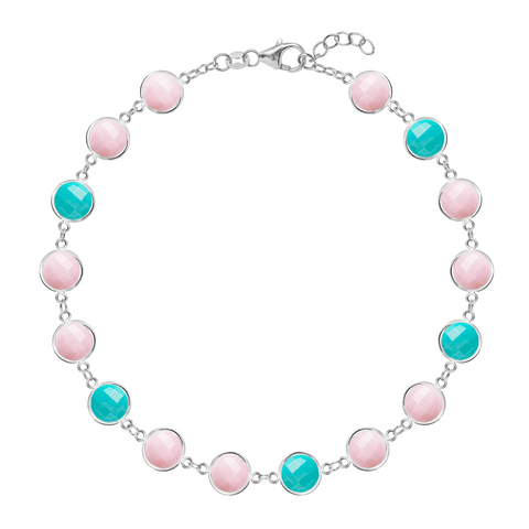 Newport Grand Palm Beach Bracelet in 14k Gold - White Gold