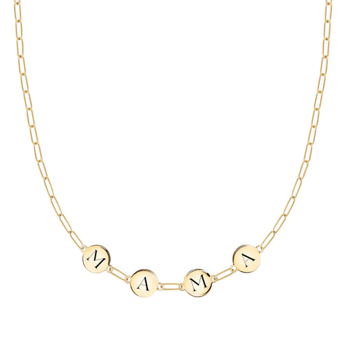 MAMA Adelaide Mini Necklace in 14k Gold