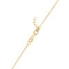 14k yellow gold 1.17 mm cable chain with a lobster claw clasp