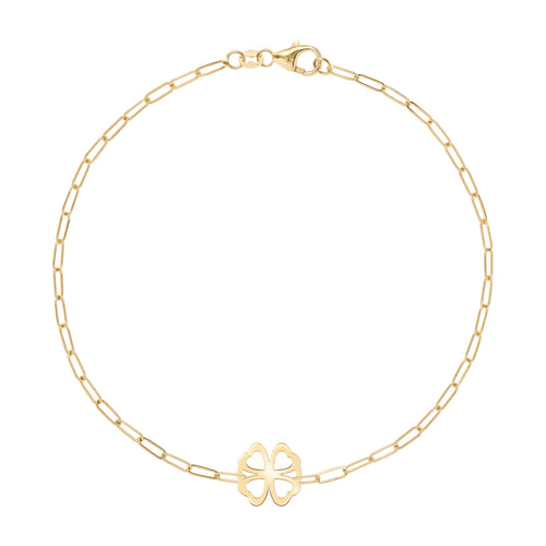 Clover Adelaide Mini Bracelet in 14k Gold