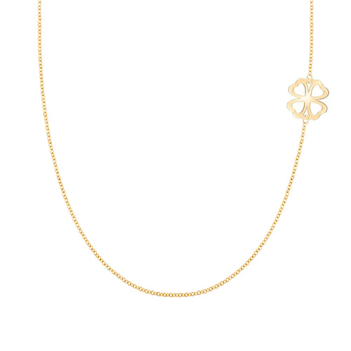 Clover Necklace in 14k Gold